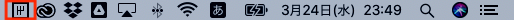 Shiftit icon on taskbar